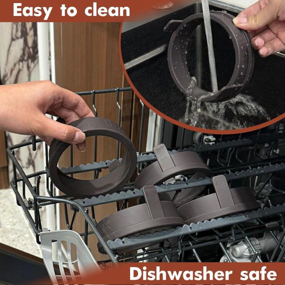 Силіконові кільця для яєць, панкейків, форма для англійських мафінів, оладок, набір 4 шт 9 см, для сковороди та духовки | Зображення 6