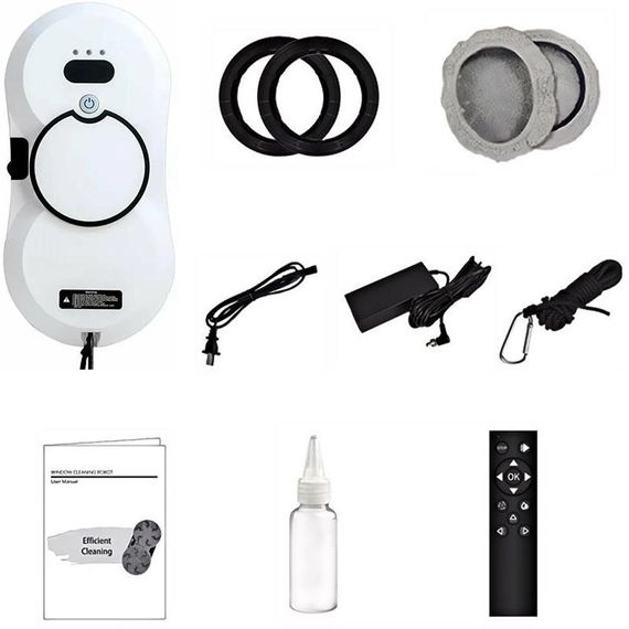 Робот для мийки вікна DJET W17S з одностороннім автоматичним розпилювачем води White | Зображення 1