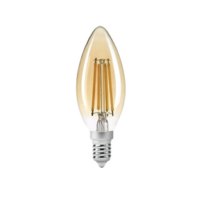 Лампа C37 4W E14 2200К 220V Filament A LED Titanum