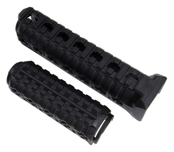 Цевье на ак DLG Tactical АК c 2-мя планками Picatinny + слоты M-LOK Цевье для ак 74 Цевье тактическое для ак | Зображення 5