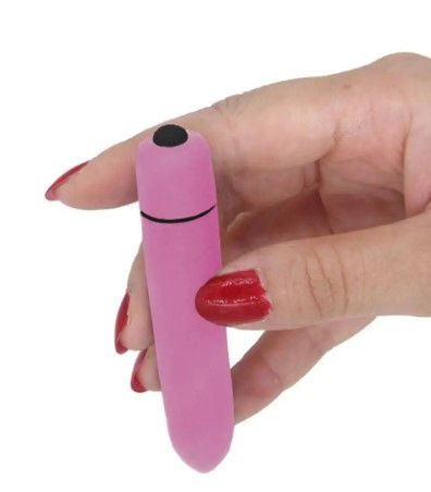 Компактный мини вибратор, ВиброПуля с 10 режимами вибрации фиолетовая Sex Aura | Зображення 3