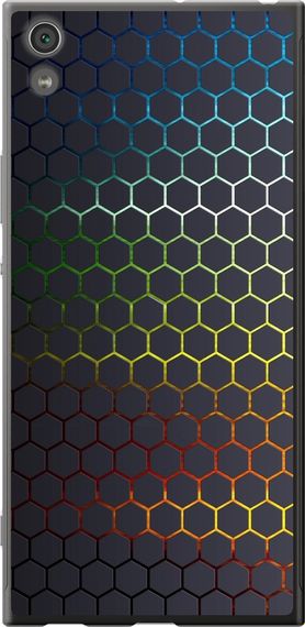 Чехол на Sony Xperia XA1 Ultra G3212 Переливающиеся соты "498u-1237-17620"