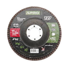 Диск пелюстковий торцевий d125мм T27 P60 APRO