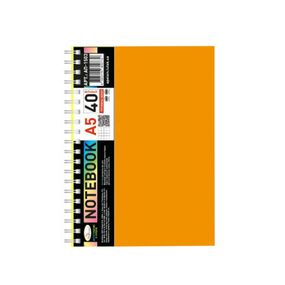 Блокнот А5 АП-1503(Orange) 40 аркушів, пружина збоку