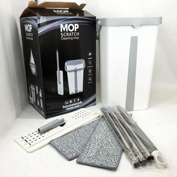 Швабра с автоматическим отжимом scratch Scratch Cleaning Easy Mop, Уникальная швабра ZI-26 | Зображення 5