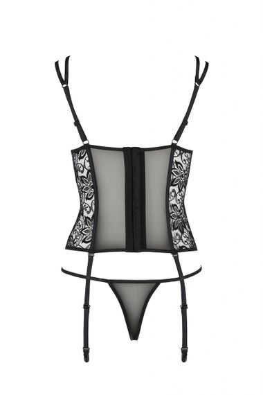 Корсет LETICIA CORSET black S/M - Passion sexstyle | Зображення 3