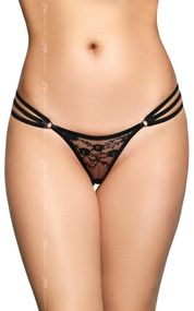 Жіночі стрінги - G-String 2498, black M/L