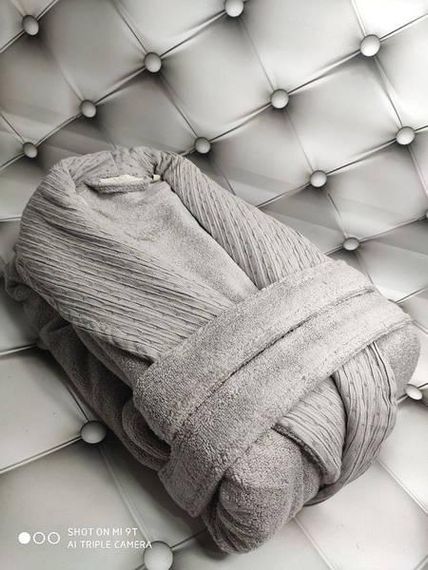 Халат чоловічий Pupilla Mila Bej Махра Мікрокоттон