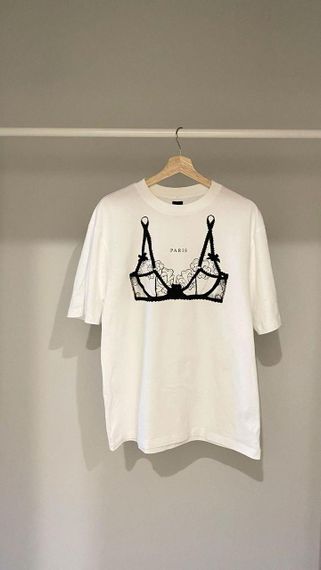 Футболка женская с принтом повседневная S Белая