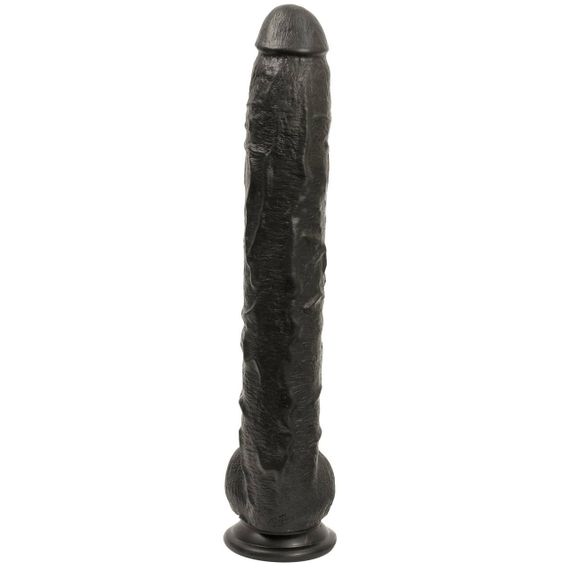 Фалоімітатор Doc Johnson Dick Rambone Cock Black, діаметр 6 см, довжина 42 см, ПВХ Sex Aura | Зображення 3