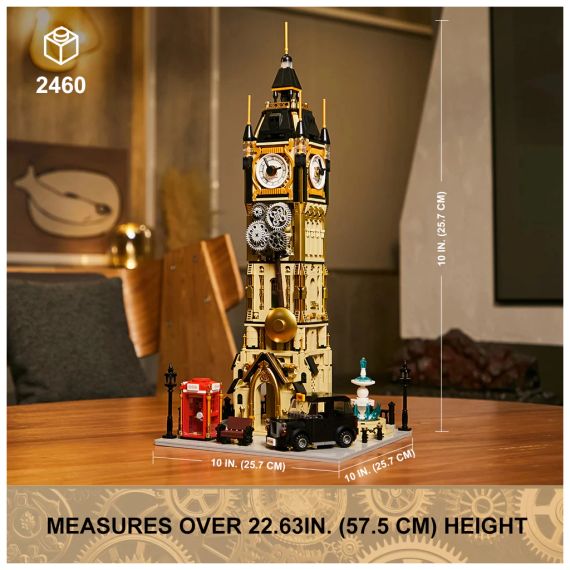 Конструктор Pantasy Original - Steampunk Парк Годинникова вежа в стилі стімпанк (85008) | Зображення 1