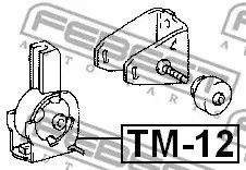 Подушка двигуна (передня) Corolla/Avensis/Rav 4 00-08, FEBEST (TM12) | Зображення 3