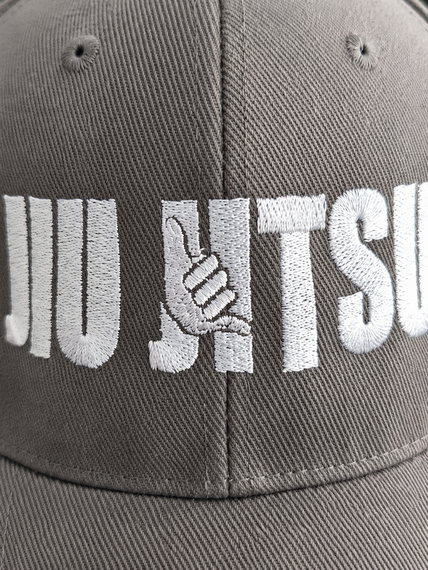 Сіра кепка/бейсболка TM KINTAYO з вишивкою JIU JITSU/ДЖИУ ДЖИТСУ, унісекс | Зображення 4