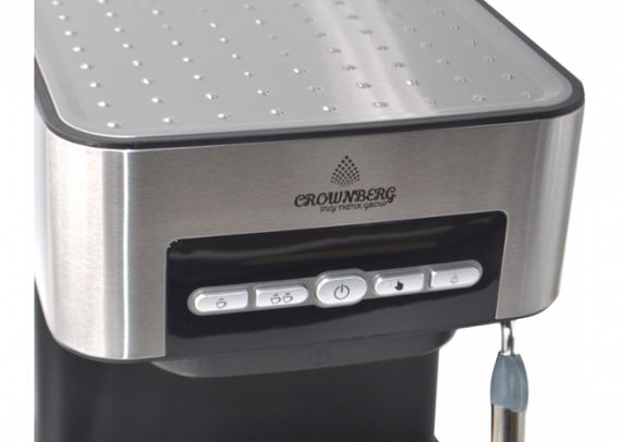 Кавомашина напівавтоматична Crownberg CB 1566 Espresso Coffee Maker 1000 Вт з капучинатором | Зображення 3