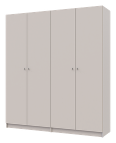 Комплект шкафов для одежды с полками Doros Промо (2 шт.) 180х48х204 см Кашемир (DRS-011466)