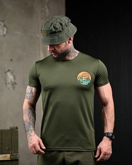 Тактична потоотводна футболка Revo oliva ПП7726 | Зображення 3