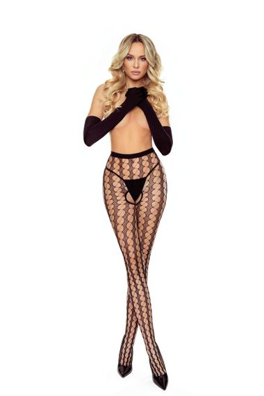 Еротичні колготки Passion TIOPEN 031 3/4 black sexstyle