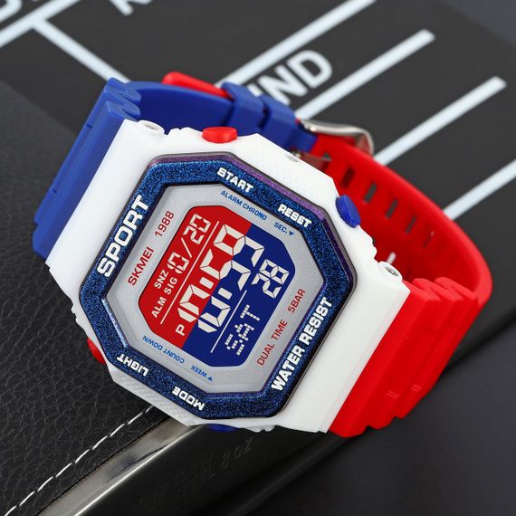 Годинник S2kmei 1988RDBU Red-Blue | Зображення 3