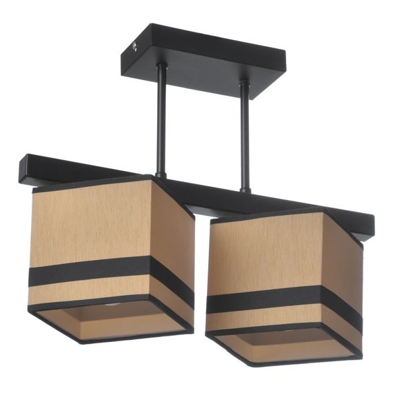 Люстра потолочная с абажуром E14 60W BK (BKL-622S/2)