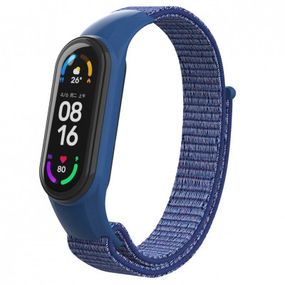 Ремешок для фитнес браслета Armorstandart нейлоновый для Xiaomi Mi Band 7/6/5/4 Blue (ARM67841)
