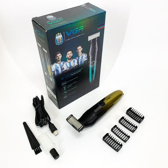 Бритви електричні VGR V-339 GOLD, Бритва-тример для чоловіків, Акумуляторний тример для гоління ZM-58 | Зображення 6
