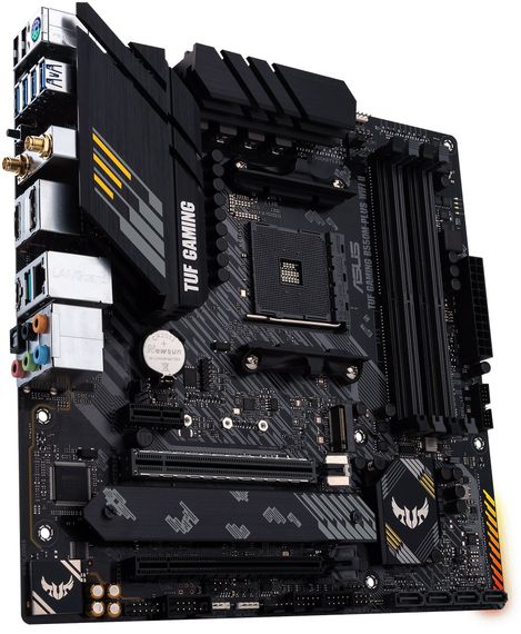 Материнcька плата ASUS TUF GAMING B550M-PLUS WIFI II sAM4 B550 4xDDR4 M.2 HDMI DP Wi-Fi BT mATX 90MB19Y0-M0EAY0 | Зображення 2