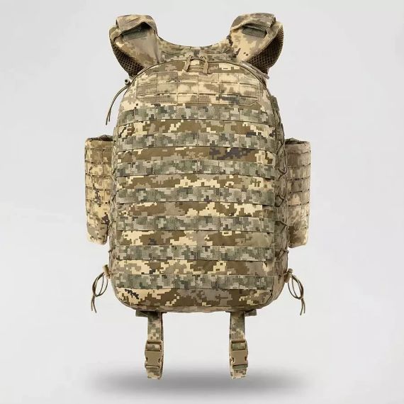 Рюкзак тактичний 10л Піксель, штурмовий рюкзак військовий Ukrarmor укрармор Cordura 1000D, рюкзак ЗСУ MOLLE похід | Зображення 6