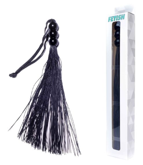 Силіконовий флогер ( довжина 26 см ) Fetish Boss Series - Silicone Whip Black 10", BS6100037 sexstyle