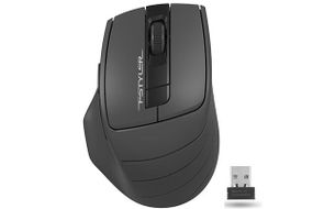 Миша бездротова A4Tech Fstyler FG30 (Grey),  USB, колір чорний+сірий