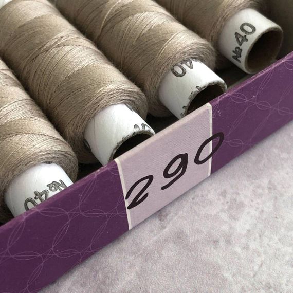 290 Нитки в котушках, для шиття 100% поліестер 40/2 (боб 200м) | Зображення 2