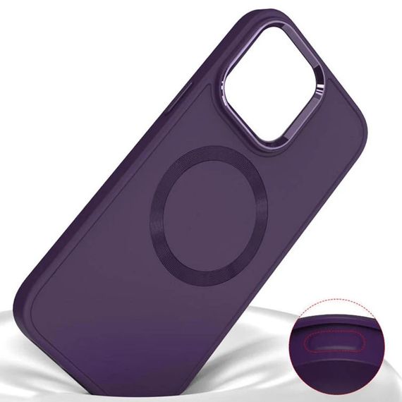 TPU чохол Bonbon Metal Style with MagSafe для Apple iPhone 15 (6.1") | Зображення 4