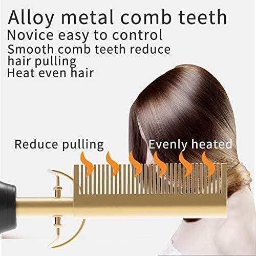 Гребінець із підігрівом, електричний гребінець із підігрівом, гребінець для випрямлення волосся, гребінець із підігрі | Зображення 1