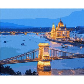 Картина по номерам "Яркая Венгрия" Идейка KHO3606 40х50см