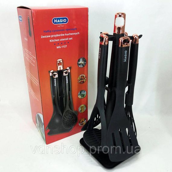 Силіконові приналежності для домашньої кухні, Набір кухарського, Комплект кухонного приладдя для кухні TO-11 | Зображення 6