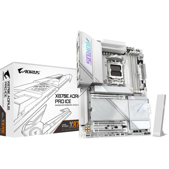Материнська плата GIGABYTE X870E AORUS PRO ICE | Зображення 5