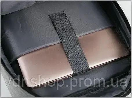 Рюкзак противоударный для ноутбука 15,6" с USB-портом и отсеком для ноутбука | Зображення 3