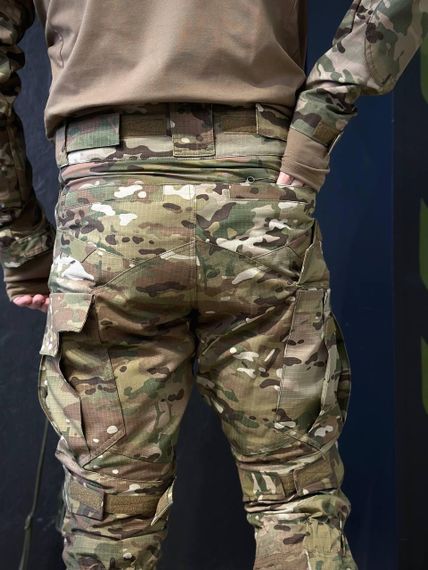 Тактично-польові штани з наколінниками KS-PRO Military, мультикам MTP | Зображення 7