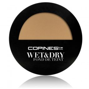 Компактная пудра для лица Бежевая Copines line Paris WET DRY FOND DE TEINT POUDRE 03 Beige MIEL