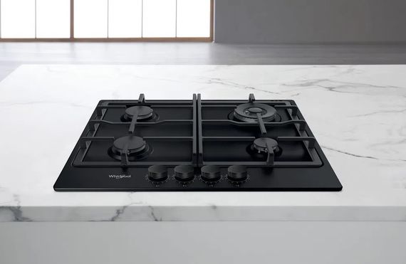 Варочная поверхность Whirlpool газовая TGML661NB | Зображення 1