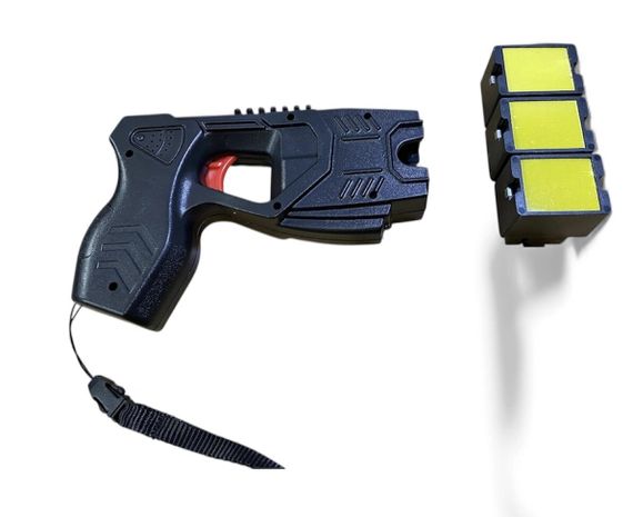 Найпотужніший Паралізатор (шокер) Стріляючий електрошокер Taser KSY FD USA + лазер Топ Продажів + 3 Картриджа