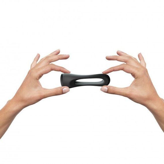 Ерекційне кільце подвійне Love To Love FLUX RING - BLACK ONYX Sex Aura | Зображення 3