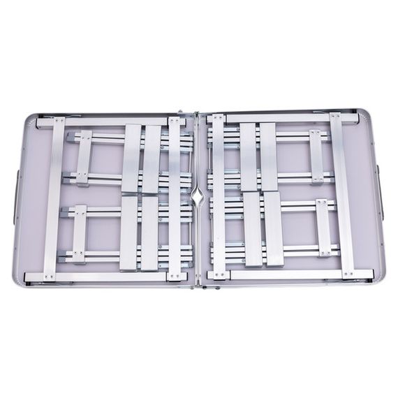 Розкладний стіл + 4 стільці кемпінговий набір для пікніка, риболовлі, відпочинку, туризму Сірий JY-12061G | Зображення 3