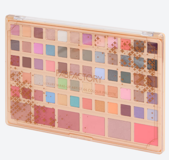 Палетка для макіяжу FAB Factory Luxury Make-Up Palette 66 елементів | Зображення 1