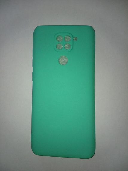 Чохол Silicone Cover My Color Full Camera (A) для Xiaomi Redmi Note 9 бірюза