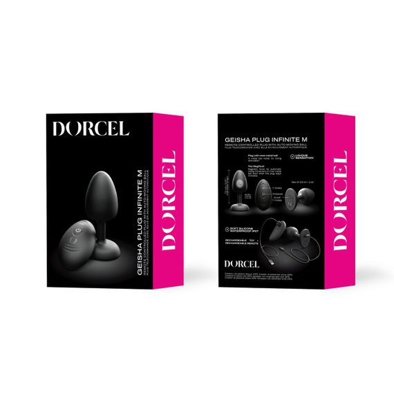 Анальна вібропробка Dorcel GEISHA PLUG INFINITE M Sex Aura | Зображення 5
