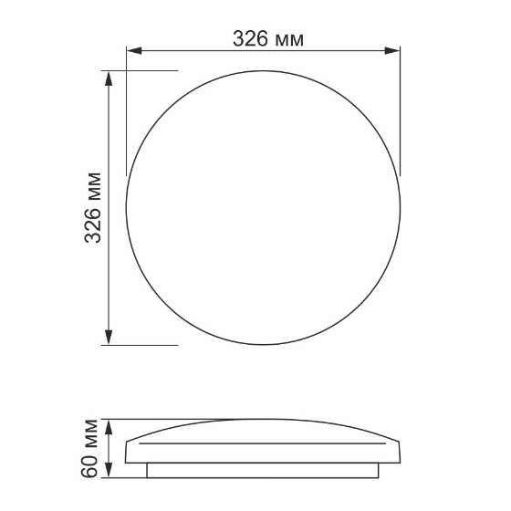 LED Світильник настінно-стельовий 24W 4100К 220V Прямокутники VL-CLR-244R Videx | Зображення 2