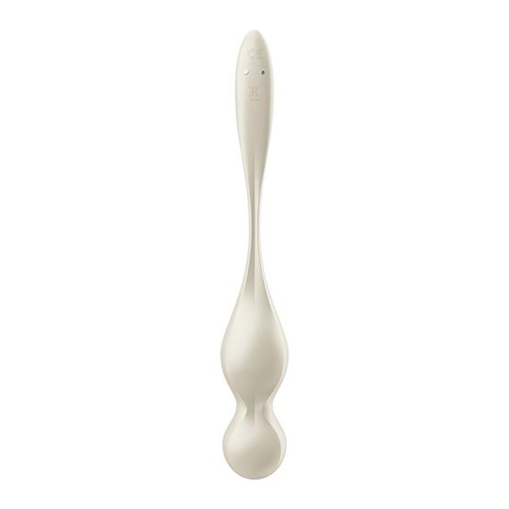 Вагінальні смарт-кульки з вібрацією Satisfyer Love Birds 1 Connect App White, 78 г Sex Aura | Зображення 2