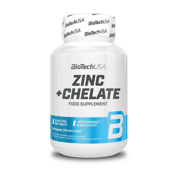 Цинк Zinc + Chelate BioTech USA 60 таблеток