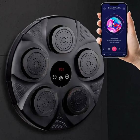 Настінна боксерська мішень з Bluetooth, 35х35х4 см/Інтерактивна мішень для боксу з музикою | Зображення 6