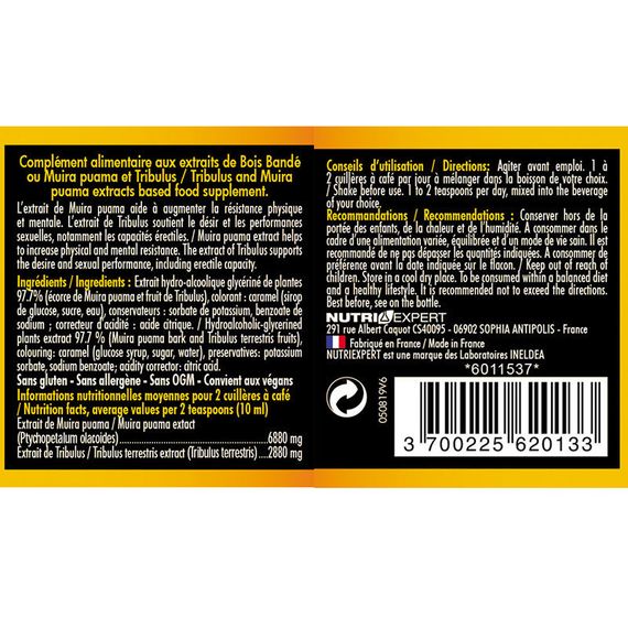 Трибулус NUTRIEXPERT BOIS BANDE 125 ml /12 servings/ | Зображення 1